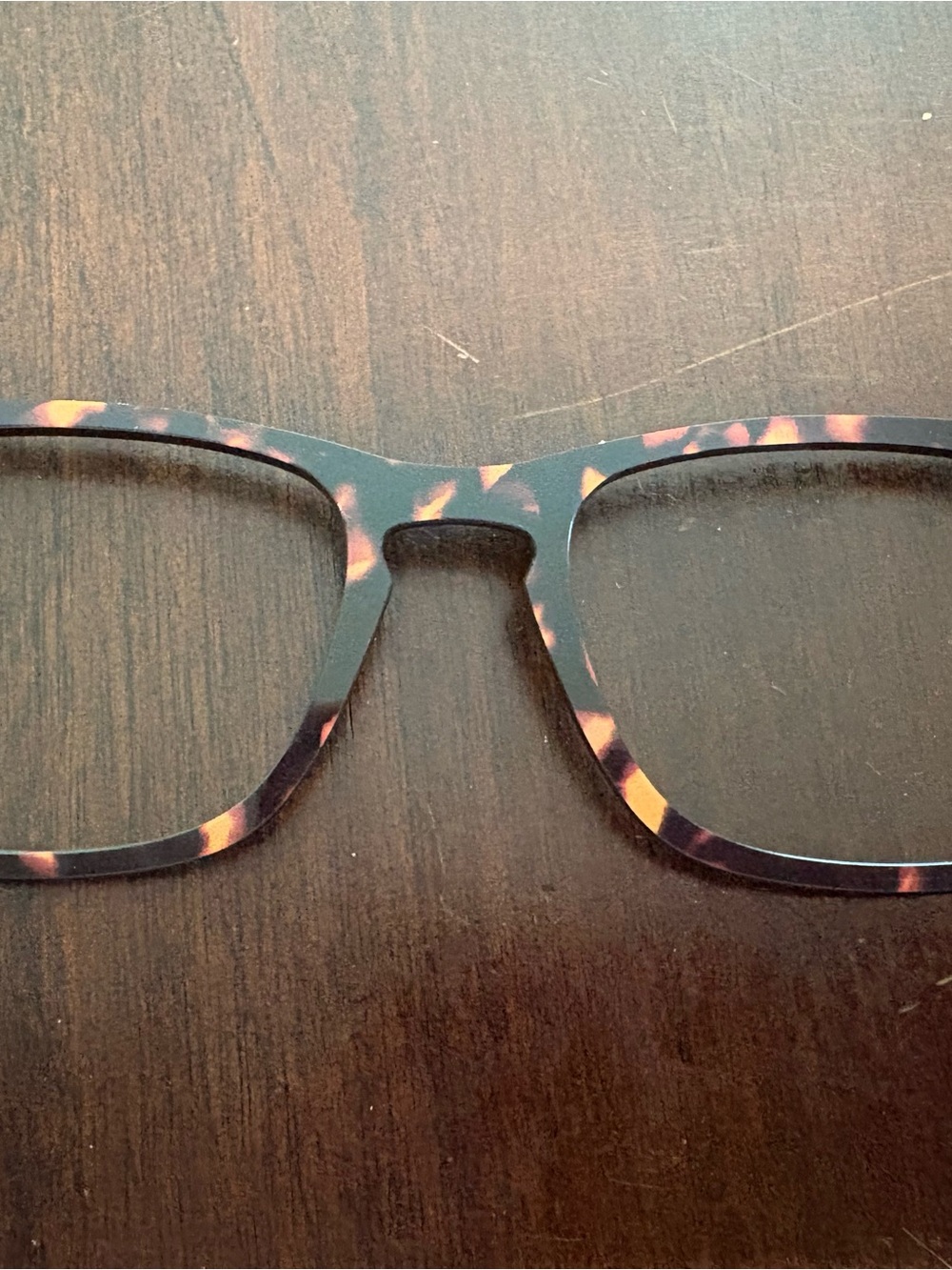 Tortoiseshell Square Frame Glasses
